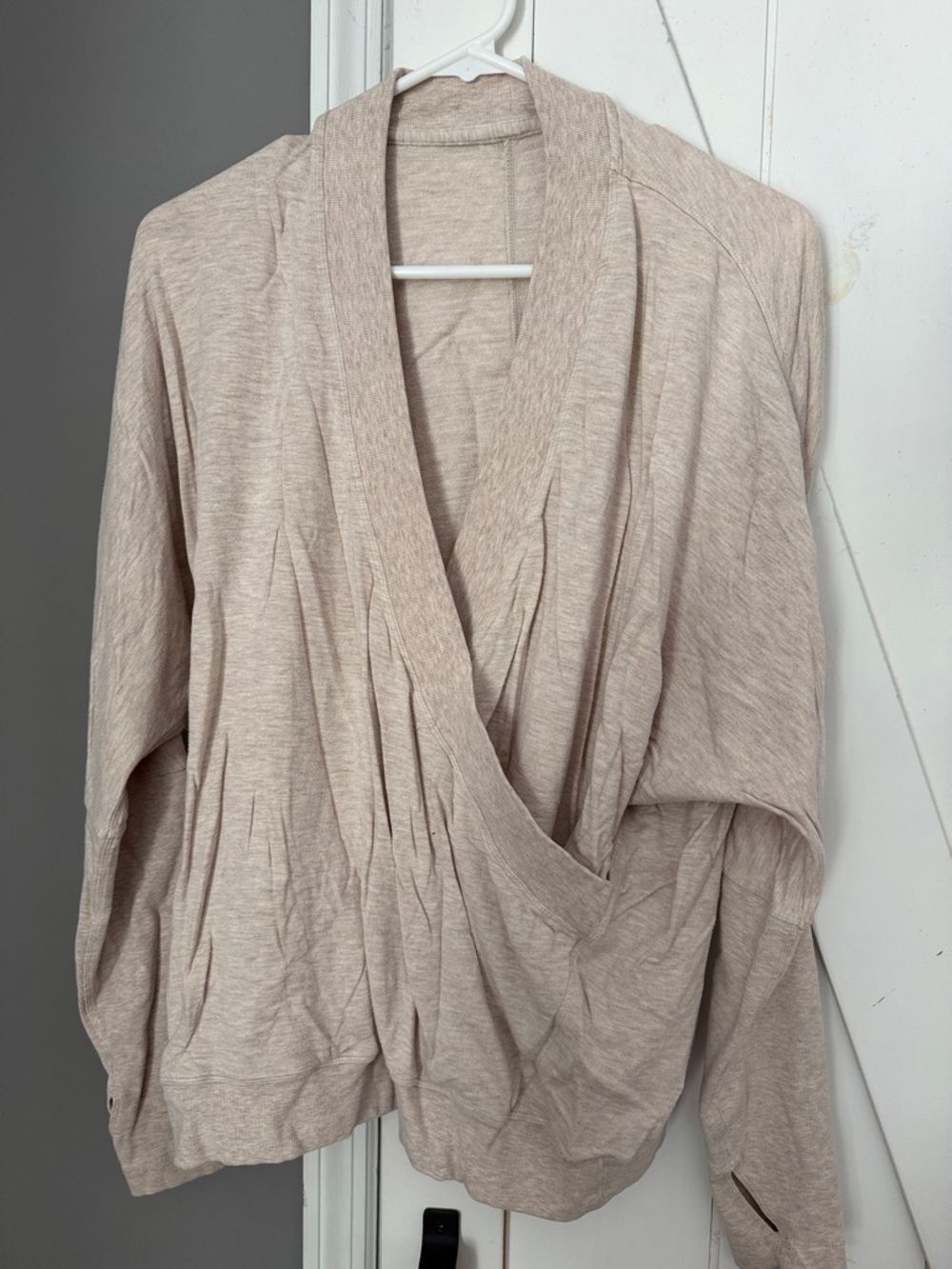 lululemon athletica Lightweight Wrap Cardigan in Soft Beige